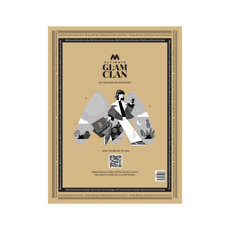 Myntra Paper Bag MPB3 - 11in x 14in (W x L)