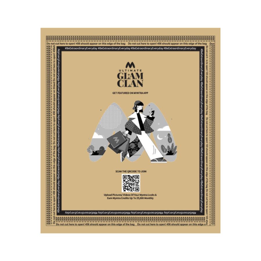 Myntra Paper Bag MPB4 - 12in x 15in (W x L)